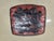This exceptional antique Chinese headrest is expertly hand-crafted from stretched pigskin hide built over a contoured...