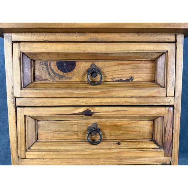 Vintage Light Pine 7-Drawer Lingerie Chest For Sale - Image 12 of 14