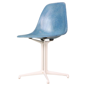 Blue Fiberglass La Fonda Chair by Charles & Ray Eames for Herman Miller, 1960