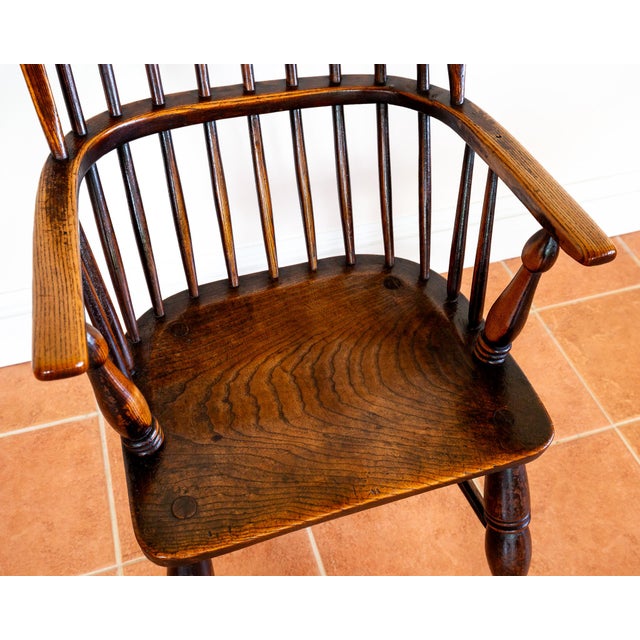 Antique Windsor Armchair, 1840s For Sale - Image 6 of 18