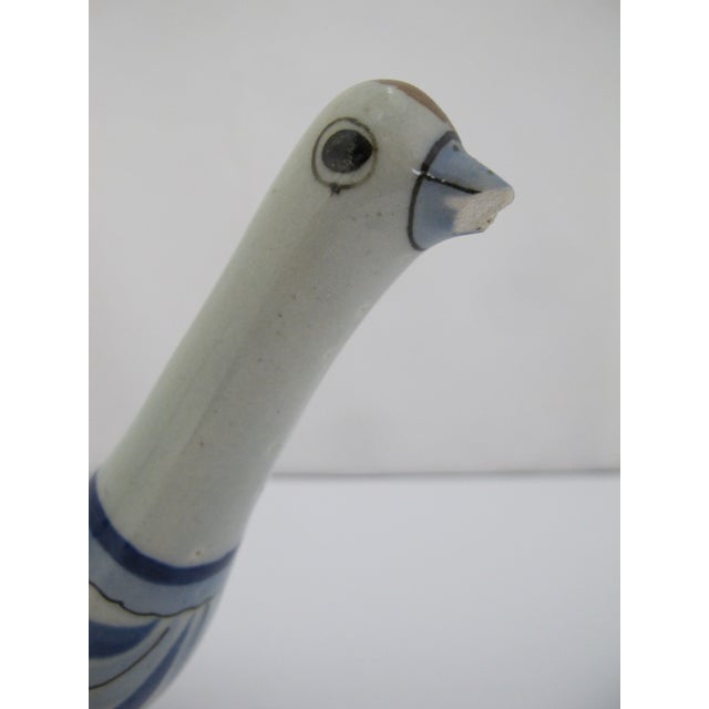 Ken Edwards El Palomar Blue Tonala Mexico Folk Pottery Dove Bird Figurine Pair For Sale - Image 13 of 15