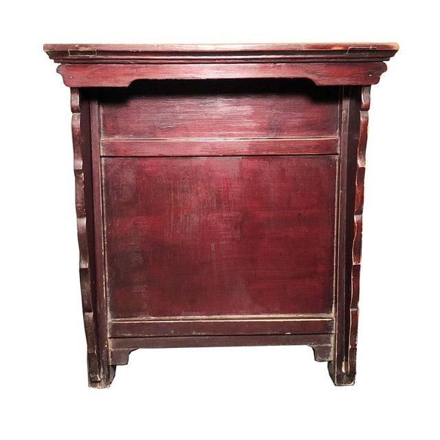 Brown Antique Chinese Ming Altar Cabinet, Circa 1800-1849 For Sale - Image 8 of 12