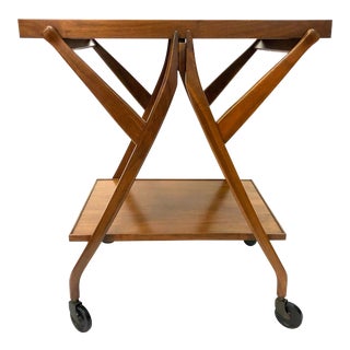 Vintage Mid Century Modern Drexel Declaration Kipp Stewart Bar Cart For Sale