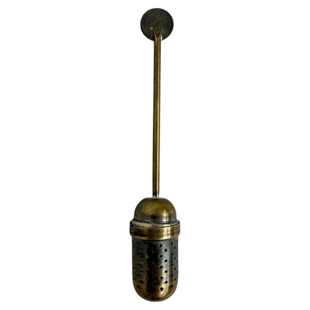 Bauhaus Silver-Plated Brass Tea Infuser by Christian Dell, Weimar, 1924 For Sale - Image 11 of 11