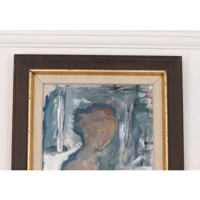 Bengt Hamrén, Sitting Model, 1960s, Oil on Canvas, Framed For Sale - Image 8 of 18