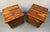 Late 20th Century Pair of Rustic Wood and Metal Storage Trunks W/ Lift-Top Lids For Sale - Image 10 of 15