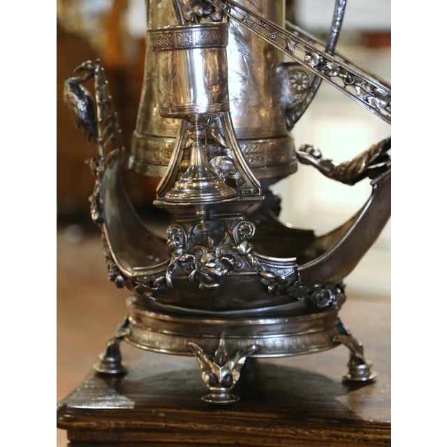 Early 20th Century American Reed & Barton Silverplate Samovar Set For Sale In Dallas - Image 6 of 10