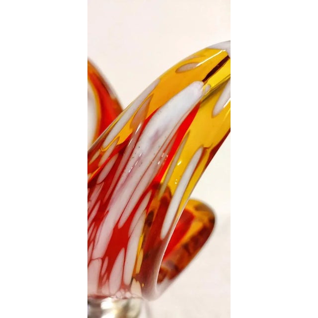 Vintage Italian Murano Glass Centrepiece, 1960s For Sale - Image 6 of 11