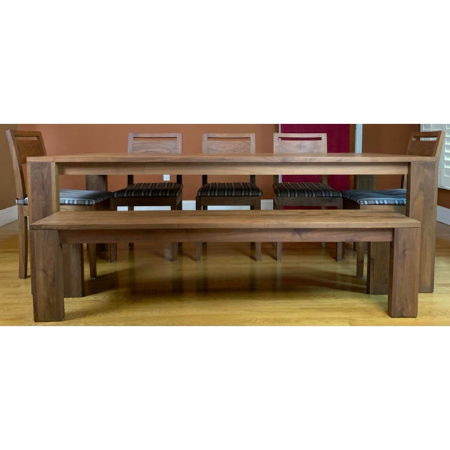 Crate & Barrel Crate and Barrel Dining Table Set For Sale - Image 4 of 18