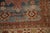 Blue Vintage Distressed Malayer Rug Runner - 3'8" x 9'9" For Sale - Image 8 of 11