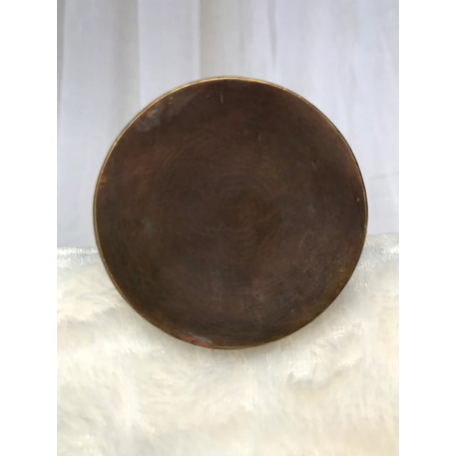 Antique Middle Eastern Copper Repousse Flower Vase For Sale - Image 11 of 12