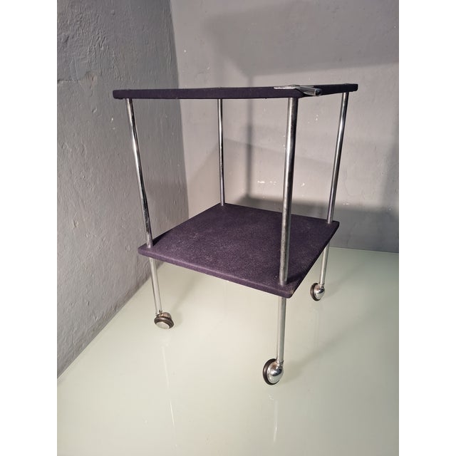Mid-Century Modern Trolley Model T9 Chrome by Luigi Caccia Dominioni for Azucena, 1950s For Sale - Image 3 of 10