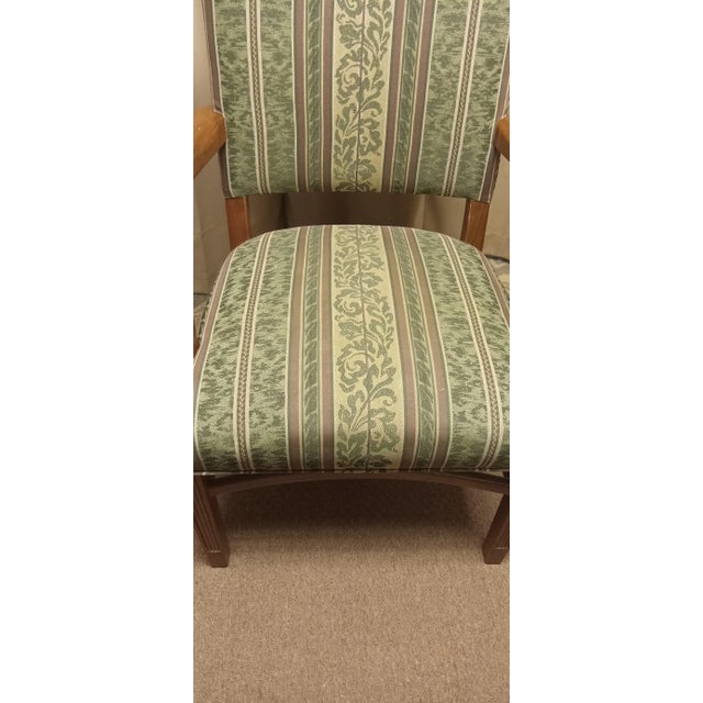 Wood Oak Armchair, Czechoslovakia, 1940s Design For Sale - Image 7 of 10