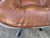 Metal Vintage Charles Pollock for Knoll Brown Leather Desk Chair For Sale - Image 7 of 18