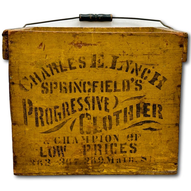 Late 19th Century Wonderfully Rustic & Unusual Antique Patent 1897 Americana Wood Egg Carrier Crate With Maker & Clothier Advertising For Sale - Image 5 of 18