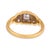 Vintage Princess Cut Diamond 18k Gold Platinum Engagement Ring, Size 6 For Sale In Los Angeles - Image 6 of 7
