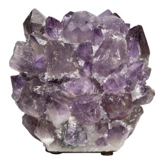 Votive Holder in Amethyst Large For Sale