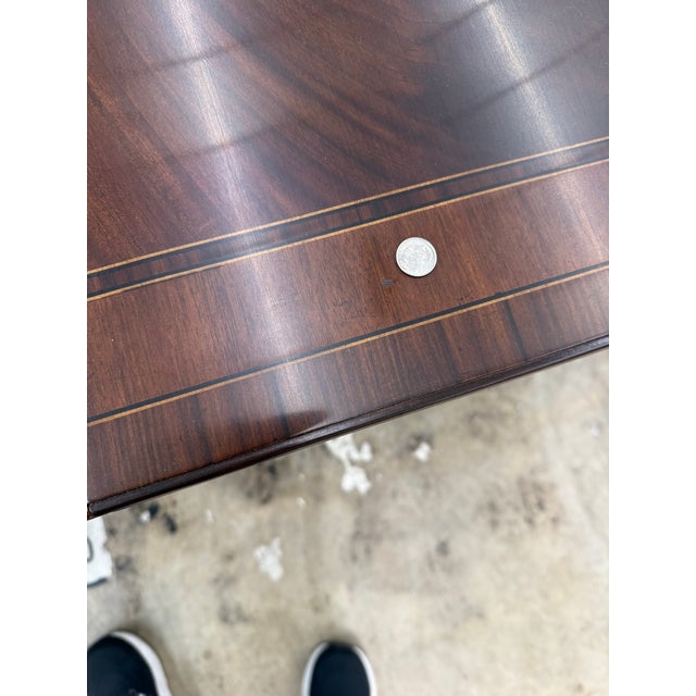 Traditional Mahogany Georgian Dining Table by Leighton Hall For Sale - Image 17 of 17