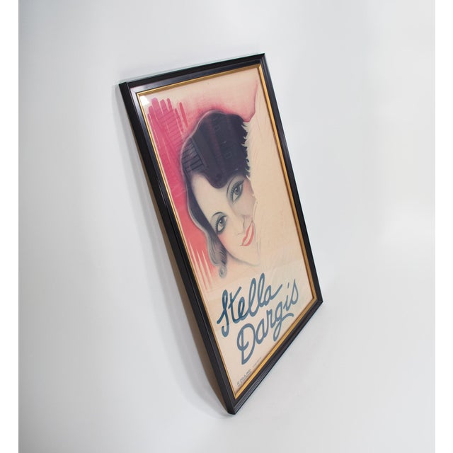 This original 1931 lithograph poster depicts Stella Dargis, a French actress know for the films La Merveilleuse Journée...