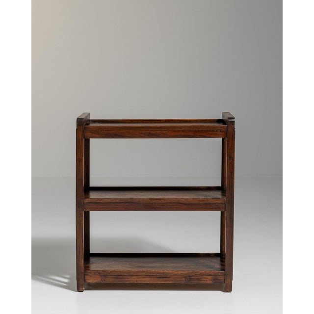 1920-1929 France Rich Walnut Brown Open Walnut Étagère For Sale In Greensboro - Image 6 of 11