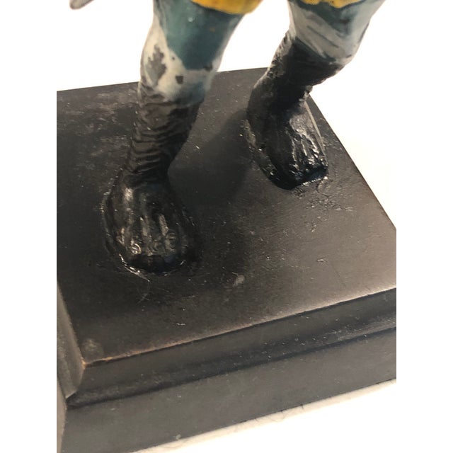 Pair of 1960s Yellow Vest / Gray Jacket "Butler" Monkey Candle Holders For Sale - Image 12 of 12