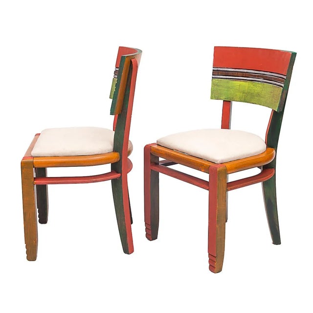 Vintage Art Deco Chairs, 1930s, Set of 6 For Sale - Image 9 of 11