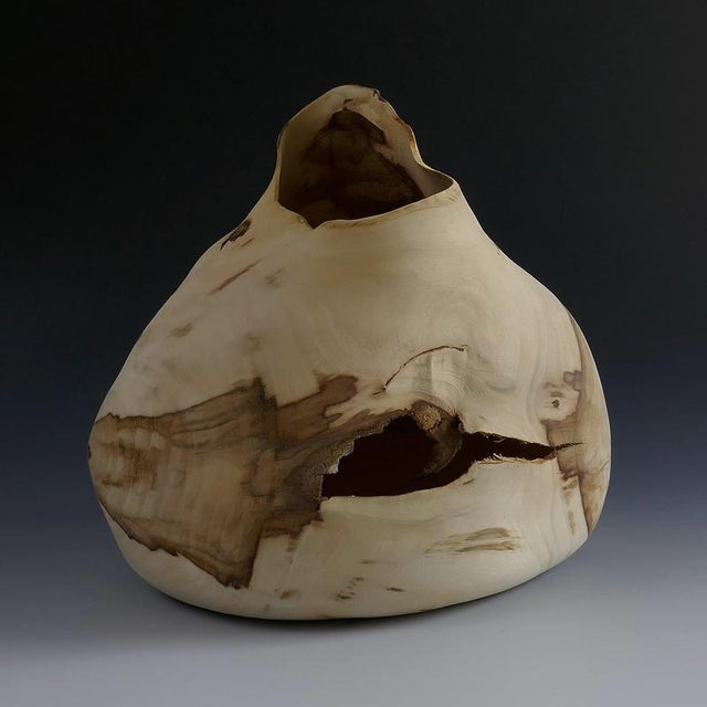 Not Yet Made - Made To Order Languid#2 Vase in Fig Tree Wood by Yann Marot For Sale - Image 5 of 7
