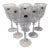 Vintage Bohemia Optic Angela Crystal-Crystalex Water Goblet-Set of 6 For Sale