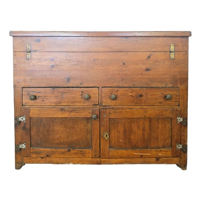 Antique Tuscan Kitchen Cabinet, 1890s For Sale