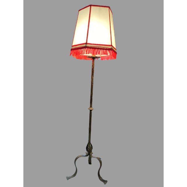 Wrought Iron Floor Lamp, 1960s For Sale - Image 12 of 12