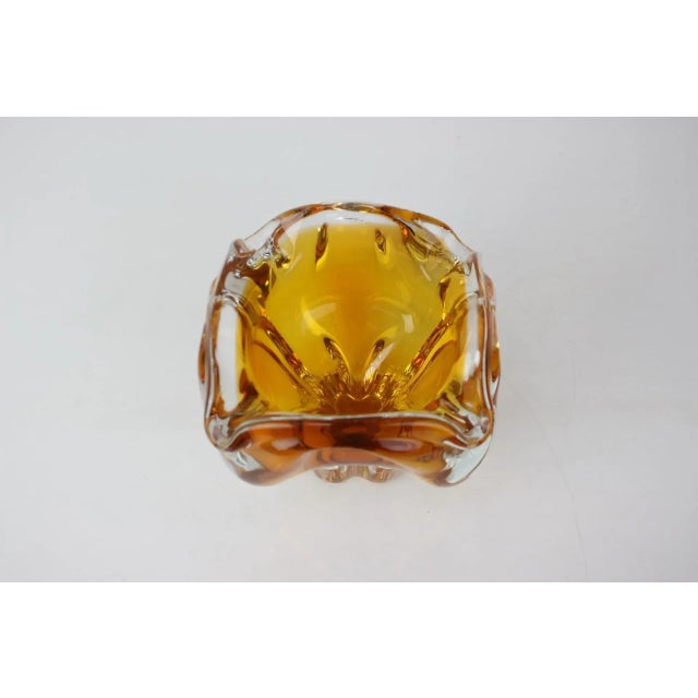 Art Glass Bowl by Josef Hospodka for Chribska Glassworks, 1960s For Sale - Image 3 of 8