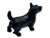 Very Nice Vintage Hubley Manufacturing Co. Cast Iron Standing Scottish Terrier - Scottie Dog Doorstop - Circa 1930s For Sale - Image 14 of 18