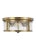 2020s Alexa Hampton by Visual Comfort Studio Alec Flush Mount, Brass For Sale - Image 5 of 5