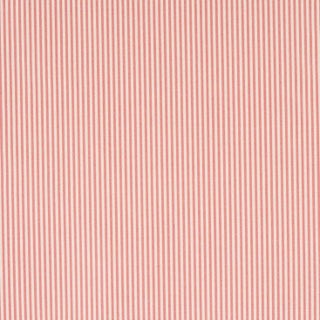 Schumacher Charee Silk Stripe Fabric in Red For Sale