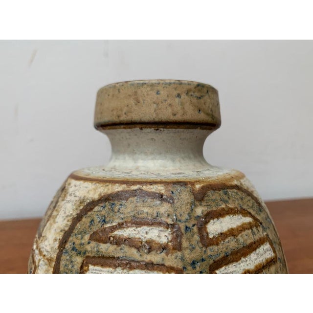 Mid-Century Danish Studio Pottery Vase from Søholm, 1960s For Sale - Image 18 of 18
