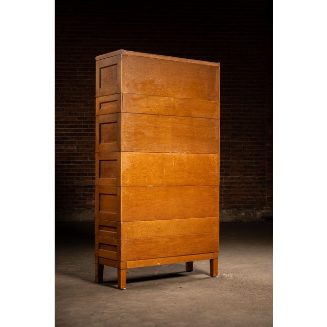 1910s Antique Massive Modular Catalog Cabinet by Shaw-Walker For Sale - Image 5 of 16