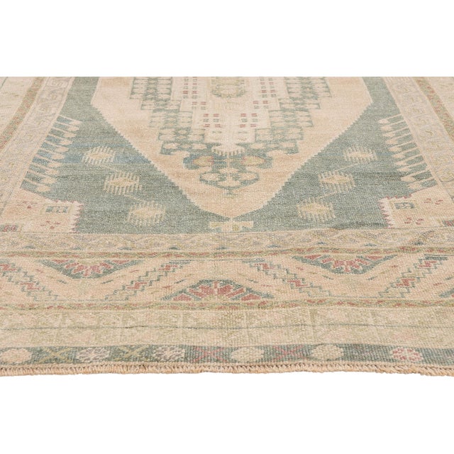 Vintage Turkish Oushak Rug, 05'02 X 09'04 For Sale - Image 4 of 10