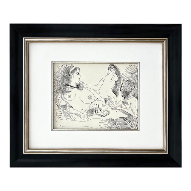1980s Picasso Gravure Apollinaire Les Onze Mille Verges 11 Framed For Sale
