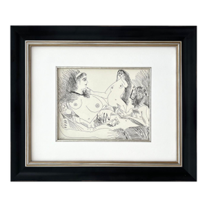 1980s Picasso Gravure Apollinaire Les Onze Mille Verges 11 Framed