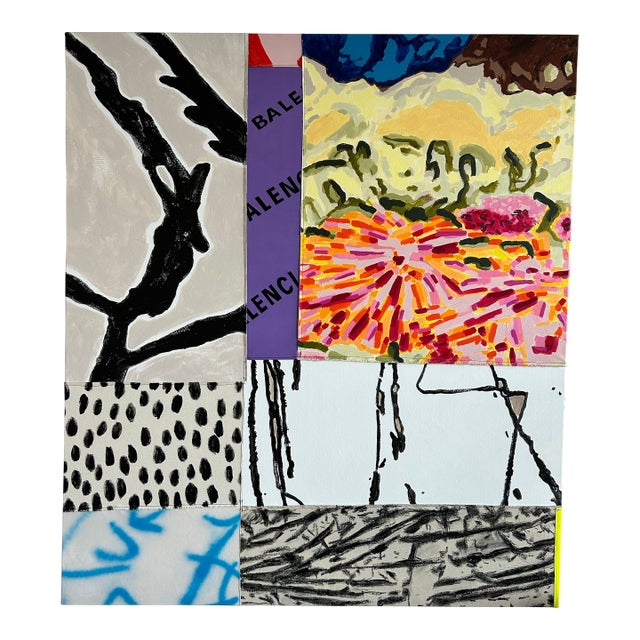 Original Large Canvas Artwork by Nadia Jaber For Sale