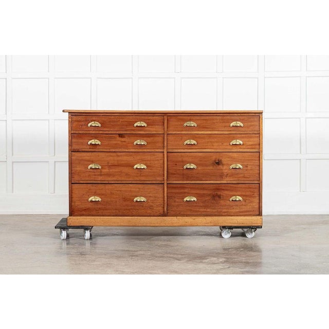 Circa 1890 monumental pair 19th century english mahogany haberdashery 2033 price for the pair overall dims together w315 x...