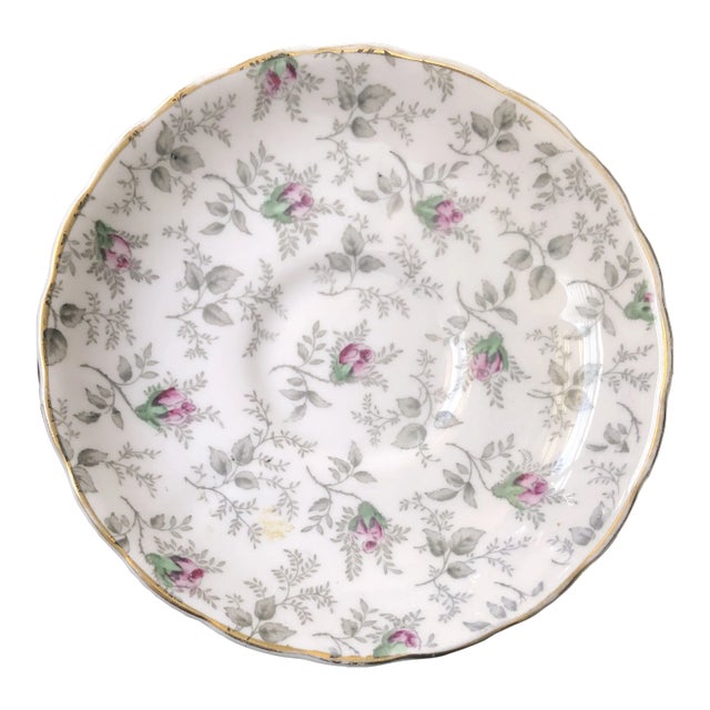 1940s Royal Tuscan English Bone China Saucer For Sale
