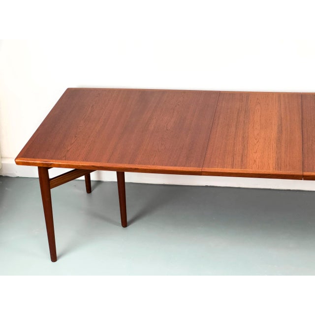 Mid-Century Modern Model 201 Dining Table in Teak by Arne Vodder for Sibast, 1960s For Sale - Image 3 of 18