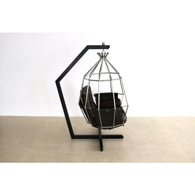 Metal Parrot Chair by Ib Arberg, 1970s For Sale - Image 7 of 18