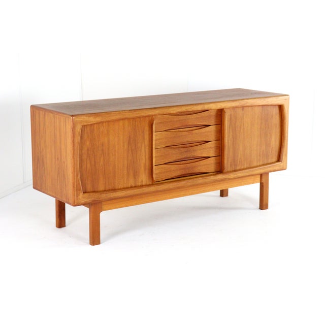 Wood Sideboard by S. Burchardt-Nielsen, 1960s For Sale - Image 7 of 8