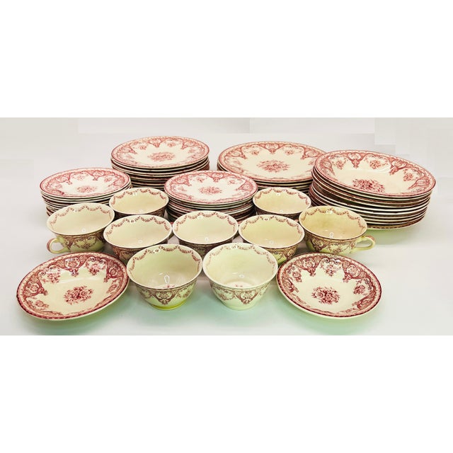 1930s Swinnertons Staffordshire England Kent Ironstone China 62 Pieces