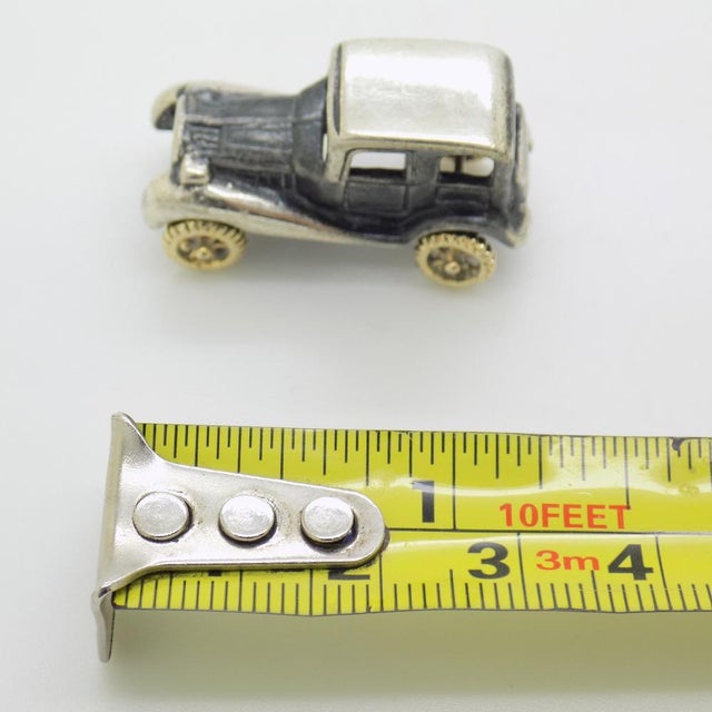 Vintage Italian Sterling Silver 925 Classic Car, 1980s For Sale - Image 13 of 14