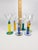 Vintage Nouveau Art Glass Cordials – Hand Blown Czech Shot Glasses, Set of 5 For Sale - Image 6 of 6