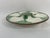 Art Deco 1930s French Longchamp Green and White Majolica Oyster Plate For Sale - Image 3 of 16