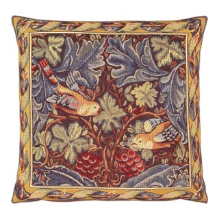 Vine & Acanthus Tapestry Cushion With Feather Filler - 46x46cm (18"x18") For Sale